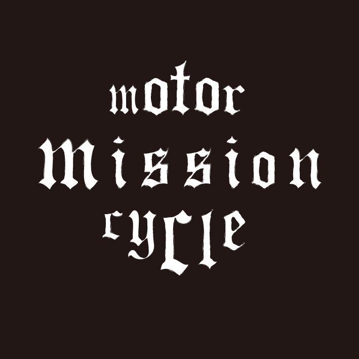 MOTOR CYCLE MISSON Tシャツ胸