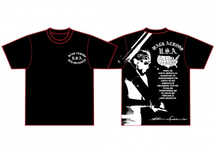 WALK ADCROSS USA Tシャツ デザイン
