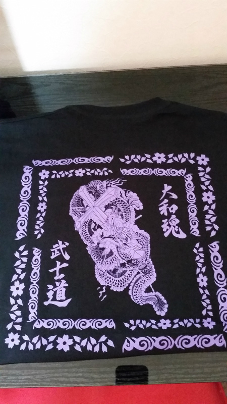 Dragon Tシャツ(紫_後)