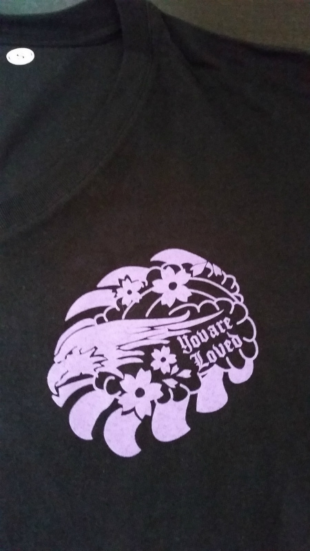 Dragon Tシャツ(紫_前)